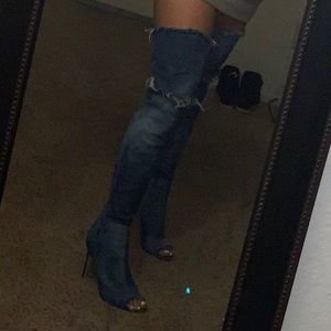 Over the knee boot